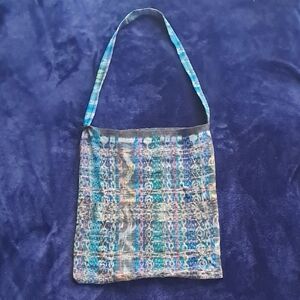 Colorful Woven Shoulder Bag